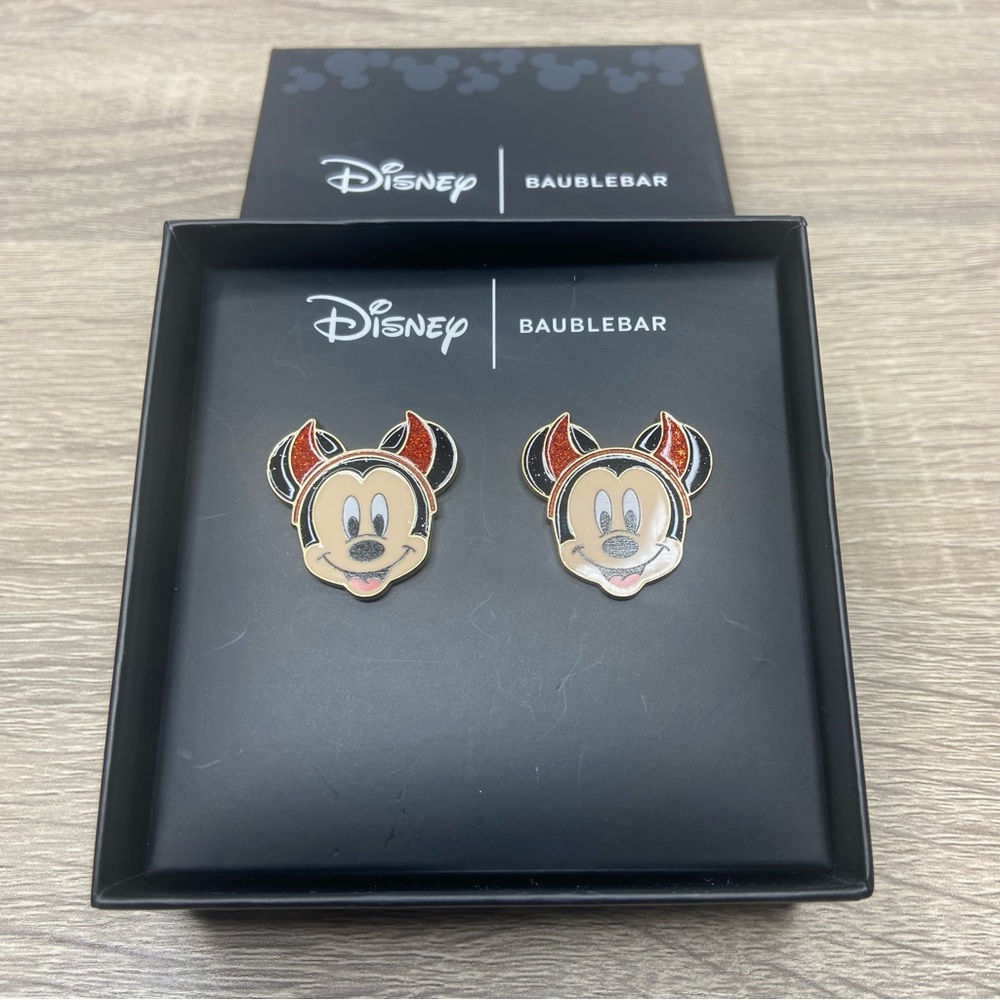 BaubleBar x Disney Mickey Mouse Devil Horns NIB